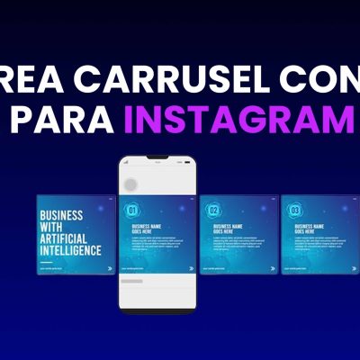 Crea carrusel para instagram con IA