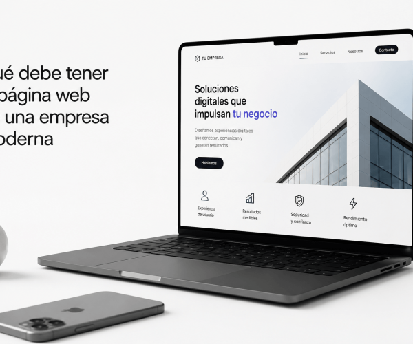 Qué debe tener la página web de una empresa moderna